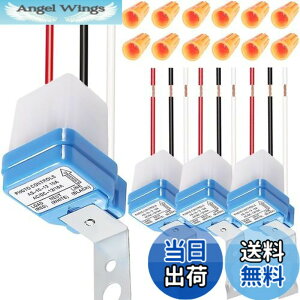 �y���������zDAOKAI 4���C�g�R���g���[���X�C�b�`�t�H�g�Z���X�C�b�` �t�H�g�Z���X�C�b�` ���Z���T�[ AC DC 12V 10A �[��ꂩ��閾���̃t�H�g�Z���Z���T�[ �t�H�g�X�C�b�` ���C�g�Z���T�[�X