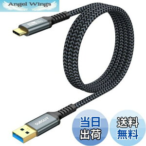 yzSUNGUY USB Type C P[u 1M USB3.1 Gen2 10Gbps f[^] ^Cv c [d USB-A to USB-C bLRlN^ Android AutoΉ iC҂ ϋv iPhone16/15V[Y/Galaxy S24 ultra/iPad Pro/iPa