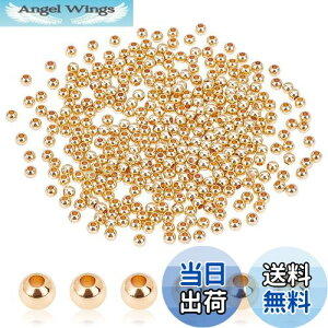 yzPH PandaHall 3mm 14K bLr[Y 300 炩 ۂr[Y ^r[Y  Xy[T[r[Y uXbg lbNX WG[ H|i V[X {[r[Y