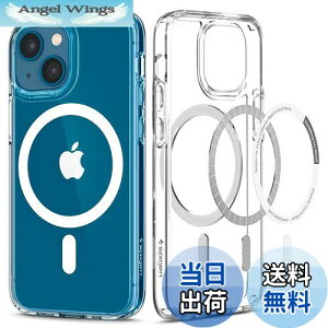 yzSpigen iPhone13MiniP[X MagSafe }Olbg ϏՌ ČRMILKi擾 2d\ 菝h~ }OZ[t KpJo[ CX[dΉ EgEnCubh }O ACS03322 (zC
