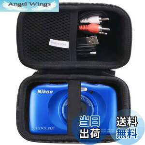 yzNikon fW^J COOLPIX W150/W300/A100/A10 pی[P[X -waiyu JP (Storage case, Black)