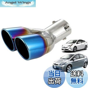 【送料無料】Takelablaze プリウス専用 2本出し マフラーカッター TOYOTA Prius30系 40系 50系 前期 後期 プリウスα専用 チタンカラー