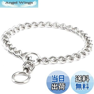 【送料無料】aoory 犬用首輪,しつけ用首輪,ベーシック首輪,小中大型犬用 ステンレスラウンドチョークチェーン,しつけ用・引っ張り防止首輪 (S-2.0mm*40cm)