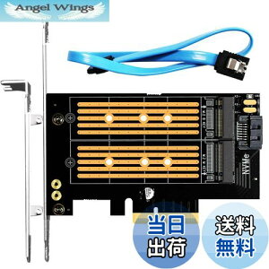 yzGLOTRENDS PA12 2 in 1 M.2 SSD - PCIe 4.0 X4ϊA_v^[J[hA1xM.2 NVMe SSD1xM.2 SATA SSDɓK