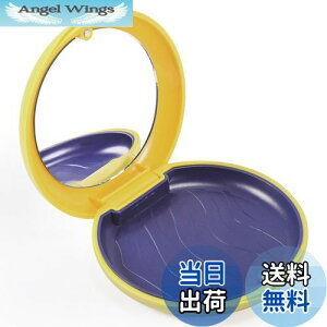 【送料無料】Annhua小さいマウスピース ケース マグネット開閉 密閉 防湿 義歯矯正用リテーナーボックス 鏡つき 口腔専科リテーナーケース 携帯便利 部分入歯入れ容器 シリコンマット おし