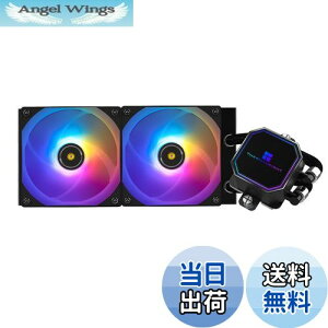 yzThermalright Frozen Prism 240 Black ARGB AIO N[[AtCPUN[[A2×120mm PWMt@VXeA1850RPMAAMD/AM4/AM5 & Intel LGA115X/1200/2066/1700 ɓK܂B