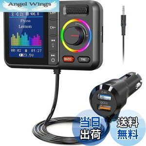 yzHUNDRUP FMgX~b^[ Bluetooth5.0 QC3.0}[d 2USB|[g Siri Voice Assistant ԍڏ[d AUXLڑ USB/microSDJ[hɑΉ 4yĐ[h 12V-24VԑΉ nYt[