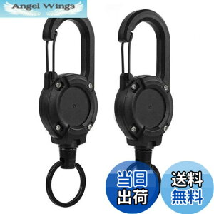 �y���������zYFFSFDC �L�[�o�b�N���[���L�[�z���_�[ �J���r�i�t ���[���X�g���b�v �������C���[ ��v �Œ��L�k60cm �L�k���� �����h�~ �ނ�o�R�œK 2�Z�b�g�i�u���b�N�j