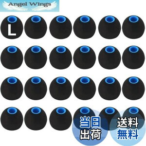 【送料無料】A-Pcas イヤーピース 2種類硬度のシリコンの組み合わせたハイブリッドイヤーピース Lサイズ24個入り 遮音性 重低音強化 Sony用 1000xm5用 1000xm4用 内径ダイヤ約3.8mm〜4.5mmカナル型イ