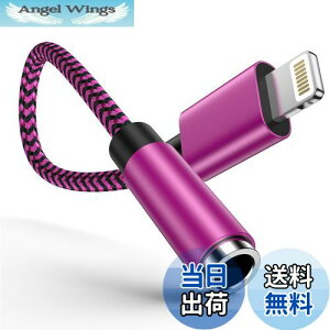 yzOcbuo iPhone ϊA_v^ Cz WbN Lightning - 3.5mm Cz ϊP[u MFiF CzEwbhzA_v^[ CgjO 3.5mm ϊ ʒ/yΉiPhone14/13/12/11