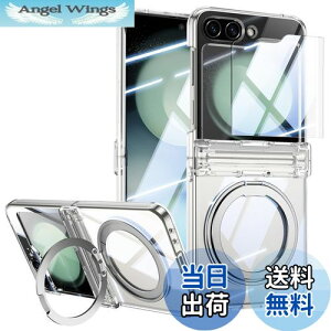 yzOURJOY Galaxy Z Flip5 MagSafeΉ P[X Samsung MNV[Z Flip5 / SC-54D / SCG23 qWی @\360°]X^h Jo[ xȃTuیtBt JYی  ^ 