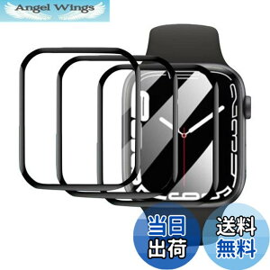 �y���������z�y3���zYUGYUG Apple Watch �ی�t�B���� 42mm Apple Watch �t�B���� PET������ [���{���f�ޕ����Y�f�@��] AppleWatch 10�t�B���� �A�b�v���E�H�b�`10 �t�B���� �Ή� �L�Y�h�~ �ϏՌ� �A�b�v���E