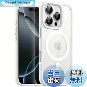 yzJETech iPhone 16 Pro 6.3C`p }Olbg P[X MagSafeɑΉ Ռz op[Jo[ \bhJ[}bgTPUt[ h~ NAobN (zCg)