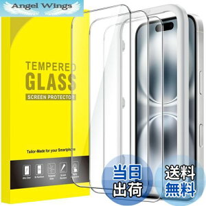 yzJETech iPhone 16 6.1C`p tیtB KX KChgt P[XɊȂ HDNA 3Zbg