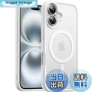 yzJETech iPhone 16 6.1C`p }Olbg P[X MagSafeɑΉ ̃}bgw ^ ϏՌ Jo[ (zCg)