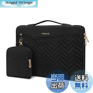 【送料無料】MOSISO 13-14インチ、360保護 PCケース ラップトップスリーブバッグ、対応機種 MacBook Air/Pro、13-13.3 インチ ノートパソコン、 対応機種 MacBook Pro 14、長方形キルティングバッグ ハンド