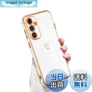 【送料無料】QLTYPRI Galaxy S24 ケース SC-51E/ SCG25 TPU カバー ハート模様 おしゃれ 韓国 可愛い 女性 人気 薄型 軽量 耐衝撃 スマホケース レンズ保護 落下防止 ワイヤレス充電対応 ストラップホー