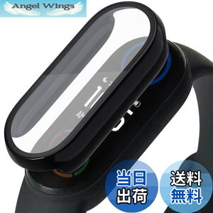 �y���������zMiimall�y�V�^��̌^�P�[�X�zXiaomi Mi Band 6/5/4/3 �P�[�X �S�ʕی� �w��h�~ PC+PET�ގ� �����ߗ� �Ռ��z�� ���h�~ �V���I�~ Mi Band 6 �J�o�[ �C�A�h�~ �E���ȒP �y�� ���^�i�u���b�N�j