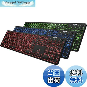 �y���������zArteck 7�F�o�b�N���C�g���� �P�x�����\ �����f�o�C�X ���� Bluetooth �t���T�C�Y �L�[�{�[�h Windows�AiOS�AiPad OS�AAndroid�A�R���s���[�^�[�A�f�X�N�g�b�v�A���b�v�g�b�v�ASurface�A�^