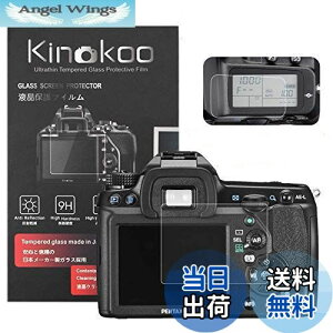 �y���������zkinokoo �f�W�^���J�����t���ی�t�B���� �t���v���e�N�^�[ Pentax K-5 II/K-5IIs��p �t�����j�^�[�p�K���X�v���e�N�^�[�ƕ\���o�l���p�����\�ی�t�C�����Z�b�g 2�Z�b�g