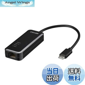 yzobt@[ BUFFALO LLANA_v^[ LUA4-U3-CGTE-BK ubN Giga Type-C USB3.1(Gen1)Ή