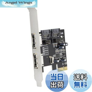 yzJSER Xiwai PCI-E - 4|[g SATA 3.0 ESATA PCIE SATA3 6Gbps gJ[h PCI-EA_v^[