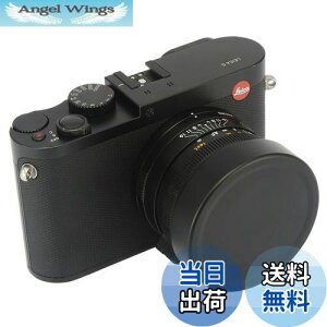 【送料無料】Haoge メタルフロントレンズキャップカバー for ライカ Leica Q Q2 Q3 Q3-43 Q-P QP Typ 116 Typ116カメラ用 ブラック