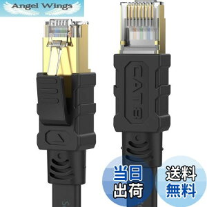 yzSenetem LANP[u 20m CAT8 40Gbps/2000MHz JeS[8 C^[lbgP[u CAT8 tbgP[u RJ45 c܂h~ ubN f [^ PS3 PS4 PS5 XboxɑΉ