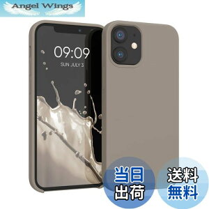 【送料無料】kwmobile スマホケース Apple iPhone 12 mini対応 ケース - TPU リキッド シリコン カバー - 耐衝撃 傷防止 サラサラ Case