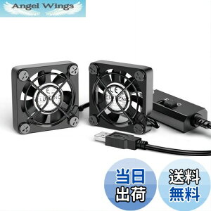 yzELUTENG ^t@4cm 2A USBt@ 3iKʒ USB@ 21g ^ p\R dqfoCX̗p @ ^@ 5V ԉғ Dual Usb fan 4cm