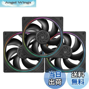 【送料無料】Thermalright TL-S12 CPUファンハウジング冷却器PWMファン、絞り光エフェクト、ARGB絞り付き4ピンPWMコネクタコンピュータファン、1500 RPM速度PC冷却ファン(120 mm、3ファン)