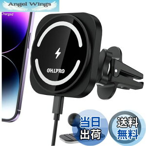 yzOHLPRO Mag-safe ԍ CX[d X}zz_[ }Olbg 15w GARo/_bV{[h iphone15/14/13/12V[YɓKp ԍڃX}zX^hiubNj