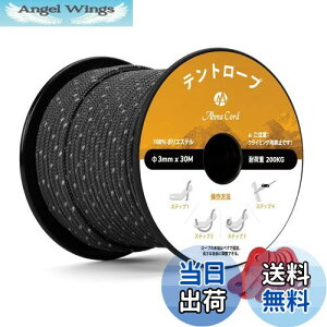 yzAbma Cord KC[v eg[v 3mm ˃pR[h ݋t 30m ω׏d200kg Lv eg ^[v AEghApi˃ubNj