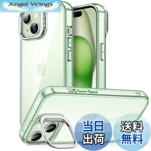 yzJETech iPhone 15 6.1C`pLbNX^hP[X JOX^h ΂܂Ȃ ϏՌX}zop[Jo[ h~ NAobN (O[)