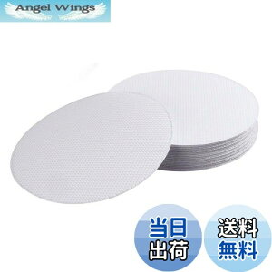 【送料無料】Mollytek 20枚セット 浴槽 お風呂 滑り止め シール 安全すべり止めテープ 透明 浴槽テープ 転倒防止 介護用 浴槽用 吸盤つき クリア ホワイト (円形)