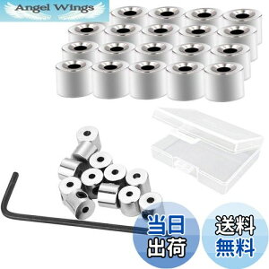 【送料無料】ピンバッジのピンバッチ 留め具 金具 ネジ式キャッチ 銀色 6×5mm 20個セット(箱入り)