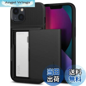 yzSpigen iPhone 13 P[X J[h [P[X 2d\ ϏՌ ČRMILKi擾 h~ IC J[h |Pbg pXP[X XEA[}[ CS ACS03536 (ubN)