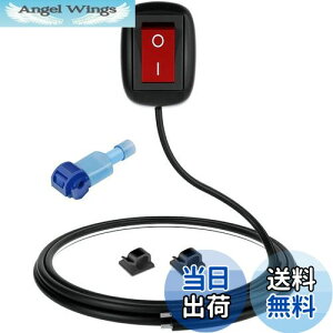 yzKILIGEN 12V-110V/10A SPST ԂH`̃y[Xg^Cṽ{^XCb`AtHOhCrOCgAlICgALEDCgo[p̃It/IXCb`i1mCtj