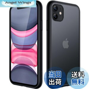 yzJETech }bgP[X iPhone 11 6.1C` ϏՌ~^[O[h̗h~ ̔̔wʓdbJo[ wh~ (ubN)