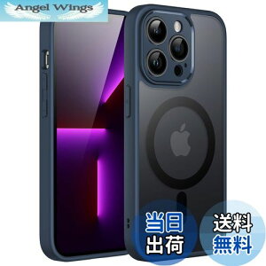 yzJETech iPhone13ProMax (13 Pro Max 6.7C`p) }Olbg P[X MagSafeɑΉ ̃}bgw JY Sی ^ ϏՌ Jo[ ()