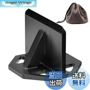 【送料無料】CARBABY 薪割りクサビ 薪割り台 薪割り器 両断クサビ 鉈 - コンパクト 小型 持ち運び便利 焚き火 キャンプ アウトドア 専用収納袋付き