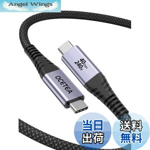 yzOcetea USB4 P[u thunderbolt 4 P[u USB-IFF 240W }[d USB C to USB C P[u 40Gbps T_[{g 4P[u Ή Thunderbolt 3A 8K@60Hzfo iC҂ MacBookAMac Pro/