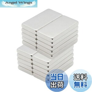 【送料無料】KALOLINNA 強力磁石 マグネット 20個セット 小型 磁石 マグネットシート 直方体 20*10*3mm 超強力 ネオジウム磁石 オフィス 文房具収納 DIY 冷蔵庫 建築科学 ホワイトボード用 (20*10*3 mm