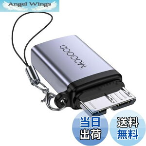 yzMOGOOD Micro B 3.0A_v^ Micro B to Type CϊA_v^[ USB3.0 CX }CNBIXA_v^ }CNB USB CXf[^A_v^ Otn[hSSDhCu fW^J dbp}CN