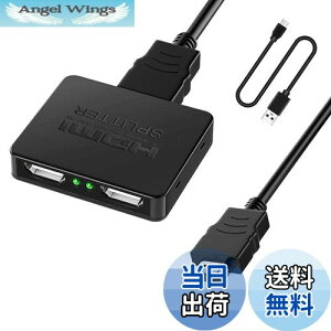 yzHDMI z 1 2o yangoo o HDMI Xvb^[ nu 2 hdmi  I[fBI 4K 3D 1080p o ~[[h ڑȒP PS5|Xbox|fire tv stick|HDTV|DVD|PCȂǕLΉ (