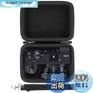 【送料無料】(ケースのみ)ソニー SONY ミラーレス一眼カメラ α6400/α6700(16-50mmレンズ SELP1650に対応)専用収納ケース-Aenllosi