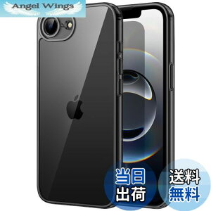 yzJETech iPhone 16e 6.1C`2025p P[X ΂݂Ȃ Ռz op[Jo[ h~ NAobN (ubN)