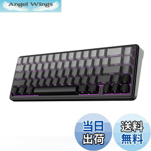 yzEPOMAKER x AULA F65 65%CXJjJL[{[h zbgXbvΉKXPbgJX^Q[~OL[{[h 5wpbh RGBobNCg Bluetooth/2.4GHz/USB-C ς݃jAX