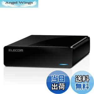�y���������z�G���R�� �O�t���n�[�h�f�B�X�N 4TB USB3.2(Gen1) �e���r�^��/�p�\�R���Ή� �É��t�@�����X�݌v ELD-FTV040UBK