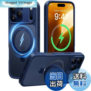 �y���������z�y8�N�̏��S�J�� ���ϋv�X�^���h�\���zCASEKOO for iPhone �P�[�X �y�ČRMIL�K�i �ϏՌ��^MagSafe�Ή��z�B���X�^���h �c�����đΉ� ���C�����X�[�d�Ή� �}�b�g�d�グ �w��h�~ ���ϖh
